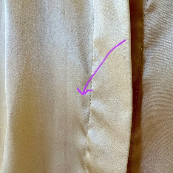 Daily Drills Silky Set Resort Button Down Long Sleeve Top Skirt Butter Yellow - Picture 9 of 14